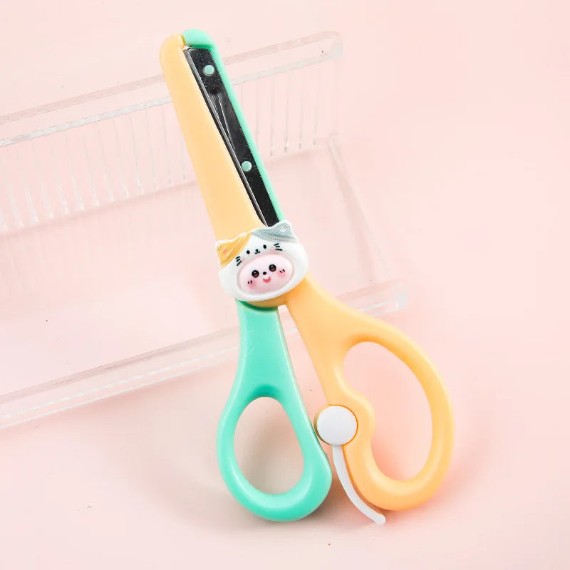 Cute style round-tip safety scissors for DIY arts and crafts, office &amp; school. Taj Home Store