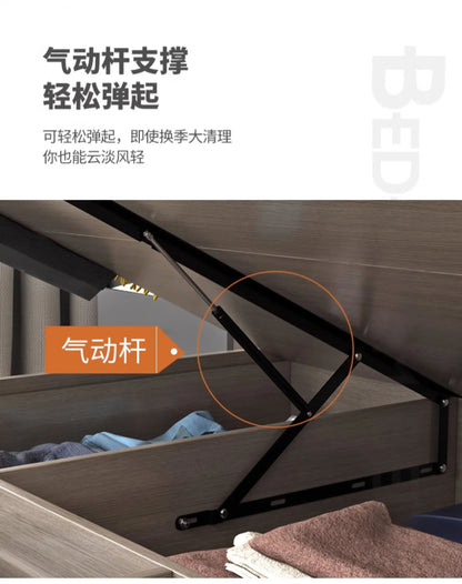 Unique Bedroom Bed Aesthetic Modern Girls Storage Luxury Bed Lounge Sleeping Headboard Letto Matrimoniale Home Accessories Taj Home Store