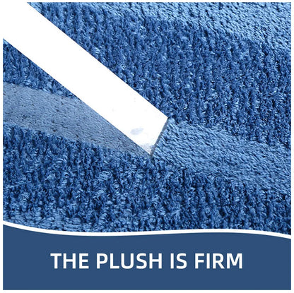 Bathroom Carpet 3-Piece Set Soft, Absorbent, Non-Slip, Microfiber Toilet Mat, U-Shaped Foot Pad Taj Home Store