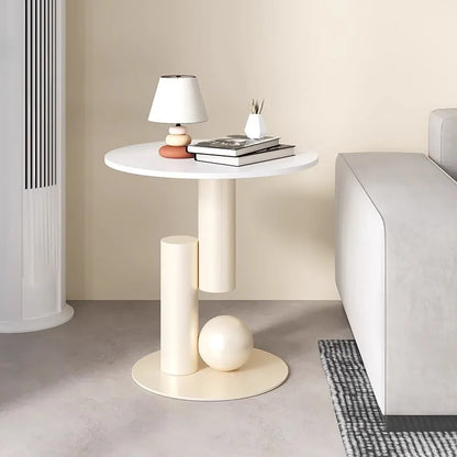 Living room sofa, small coffee table, side cabinet, living room home, light luxury bedside table, balcony, simple and creative Taj Home Store