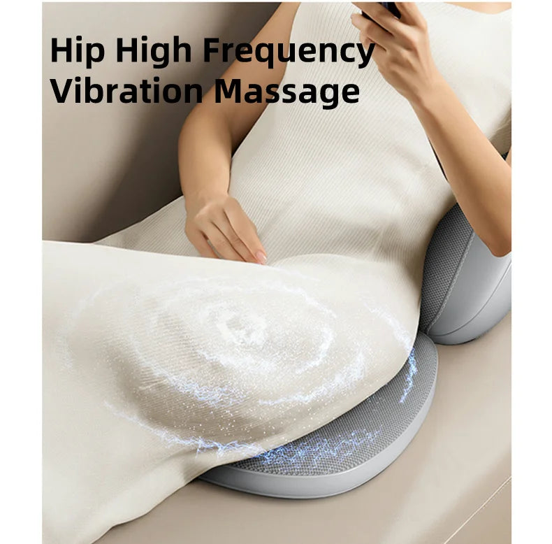 Shiatsu Full Body Massager with Heat Massage Chair Pad Kneading for Neck Back Shoulder Massage Cushion Seat Home Office Use Gift Taj Home Store
