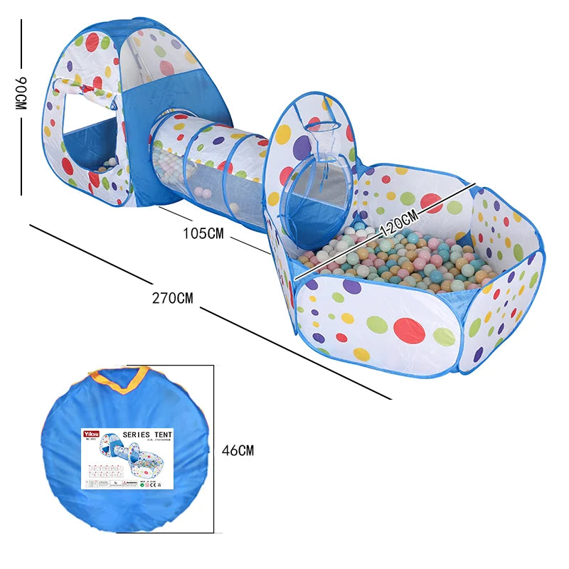 120cm Hexagon Children Ball Pool with Basketball Hoop Portable Foldable Kid Playpen Playground Gym Play Mat Baby Sport Education Taj Home Store