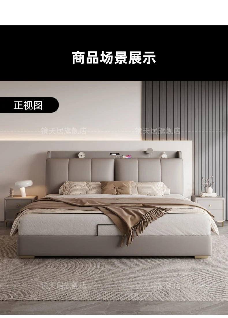 Bedroom Storage Bed Modern Corium Wedding Luxury Bed Corium Double Recamaras Matrimoniales Completas Muebles Home Furniture Taj Home Store