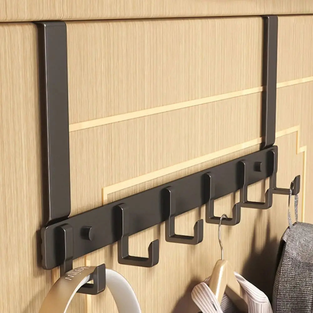 New Aluminum Alloy Door Hook Clothes Coat Hat Towel Hanger Holder Home Bathroom Organizer Rack Kitchen Storage Hooks Taj Home Store
