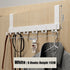 New Aluminum Alloy Door Hook Clothes Coat Hat Towel Hanger Holder Home Bathroom Organizer Rack Kitchen Storage Hooks Taj Home Store