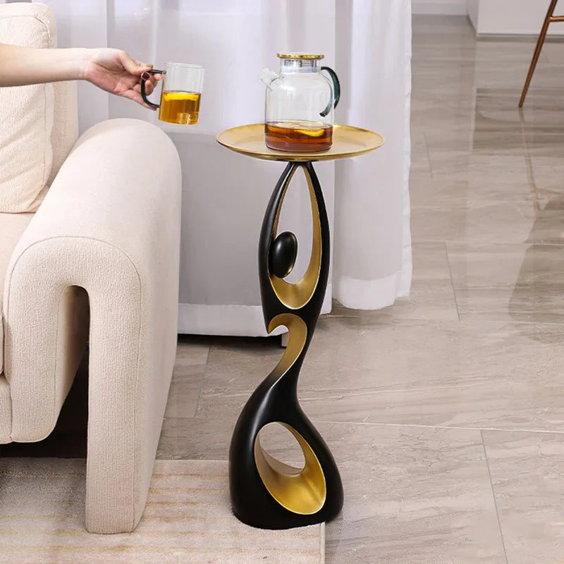 Creative Home Decor Art Abstract Sofa Side Table Light Luxury Living Room Porch Decoration Corner Table Designer Furniture Taj Home Store