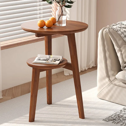 Modern Bedside Cabinets Coffee Table   Solid Wood Side Table Movable Living Room Small Coffee Table Home Furniture New Taj Home Store