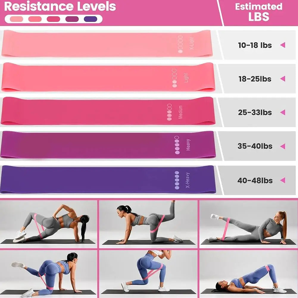 Pilates Ring Set 13 Pcs - Home Gym Equipment for Strength Training, Toning &amp; Stretching incl. Yoga Accessories - All Levels Taj Home Store