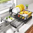Dish Drying Rack for Kitchen Counter Large Dish Rack with Drainboard Rustproof Dish Drainer with Utensil Holder for Sink Taj Home Store