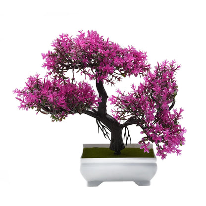 Artificial Plants Bonsai Small Tree Pot Fake Plant Flowers Potted Ornaments For Home Room Table Decoration Hotel Garden Decor Taj Home Store
