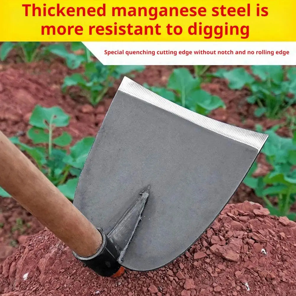 Garden Hoe Household Outdoor Farming Tools Forging Weeding Hoe for Digging Soil Planting Vegetables Flowers Taj Home Store