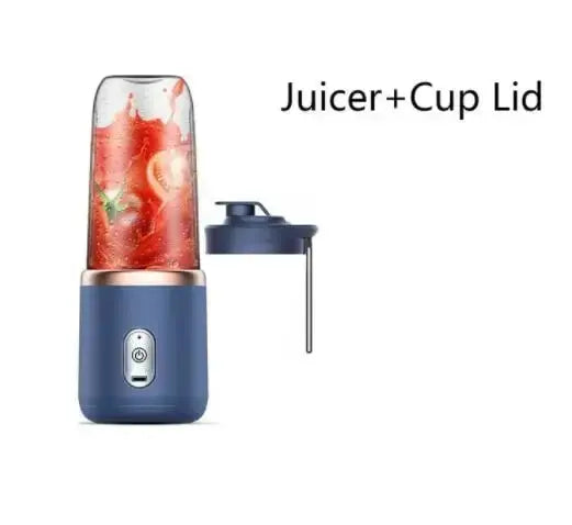 Portable Blender Bottle Electric 6 Blades Multifunction Juice Blender Fresh Juice Smoothie Blender Ice CrushCup Food Processor Taj Home Store