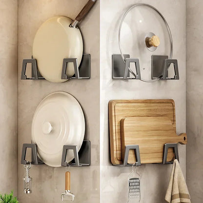 4/1pcs Stainless Steel Sponge Holder Self Adhesive Sink Drain Drying Sponges Racks Shelf Kitchen Storage Wall Holders Organizer Taj Home Store