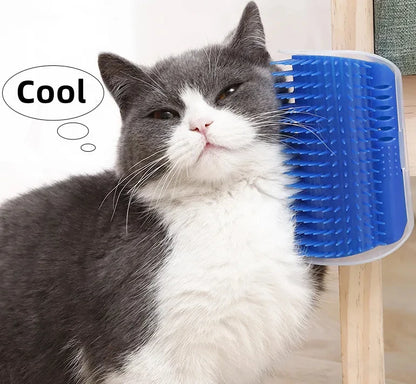 Massage Pet Cat Brush Corner Scrape Hair Removal Beauty Clean Corner Brush Removable Scratcher Comb for Kitten Cat Taj Home Store