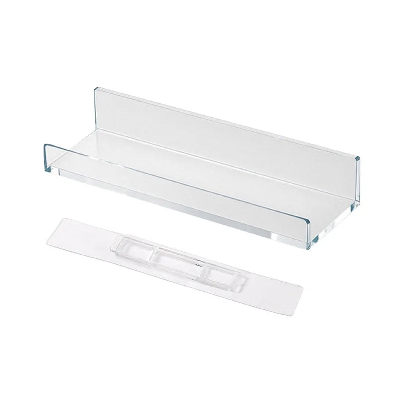 Strong Adhesive No Drill Wall Mounted Storage Rack Multifunctional Organizer Shelf for Kitchen Bathroom Office Home Space Saving Taj Home Store
