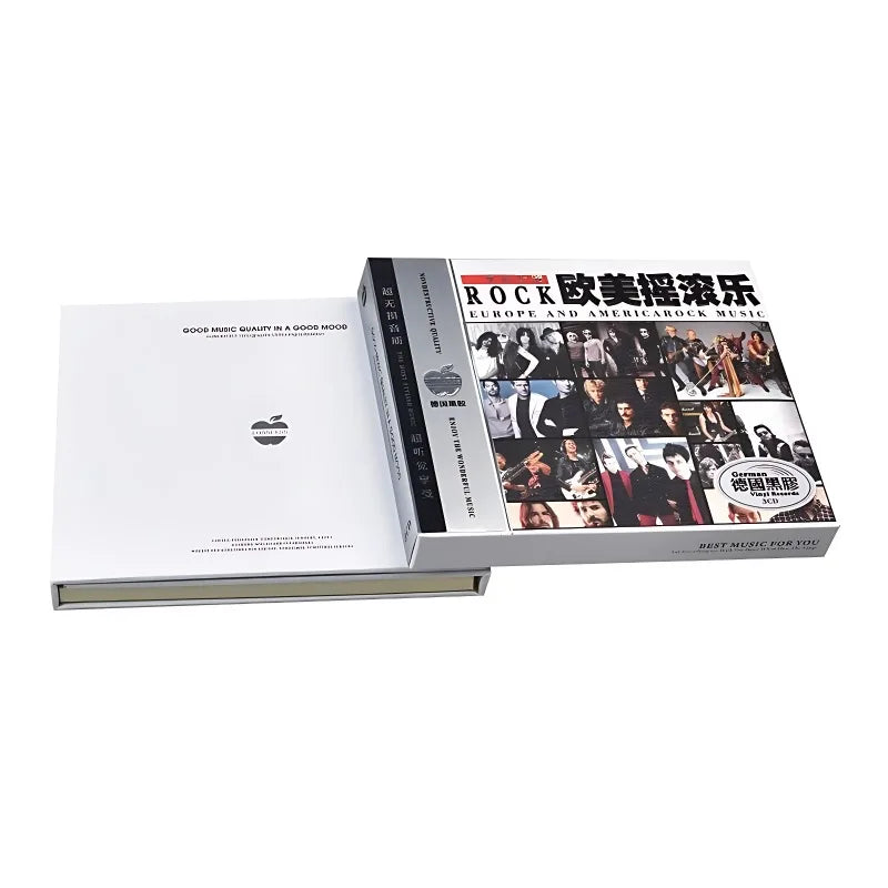 European And American Classic English Rock Music Song Cd Set Selected Car Cd Record 3cd Taj Home Store