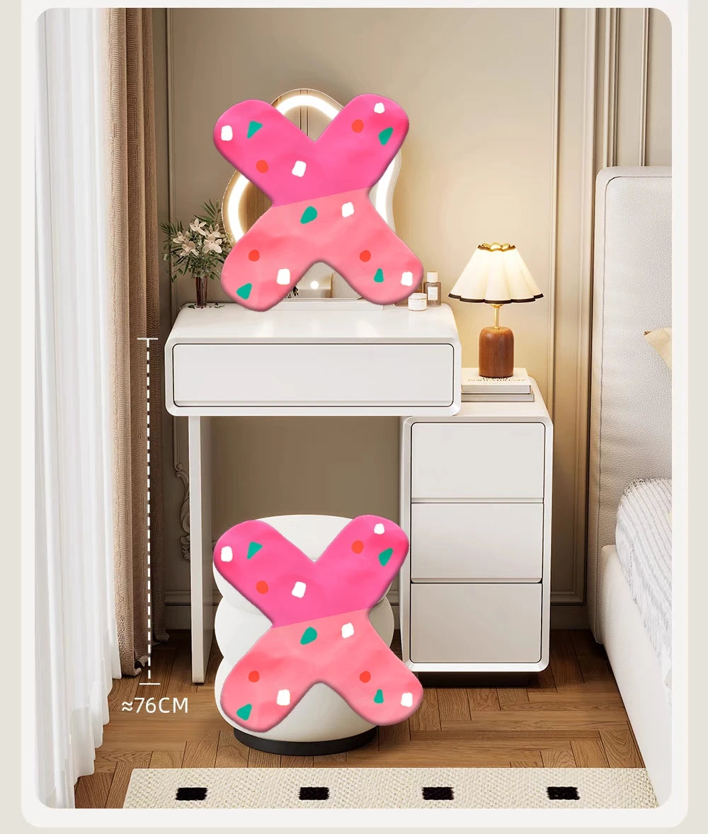 Bedroom Women Dressing Table Luxury Wood Storage Mirror Hairstyle Dressing Table Home White Muebles De Dormitorio Furniture Taj Home Store