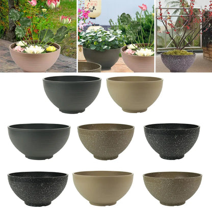Garden Bowl Planter Water Plant Pot Multipurpose Practical Gift Ornament Taj Home Store