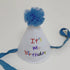 Kids Birthday Party Hat - Safe Soft Photo Prop Cap for Xmas Baby Shower, Adjustable Toddler Headband Taj Home Store