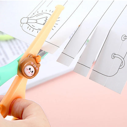 Cute style round-tip safety scissors for DIY arts and crafts, office &amp; school. Taj Home Store