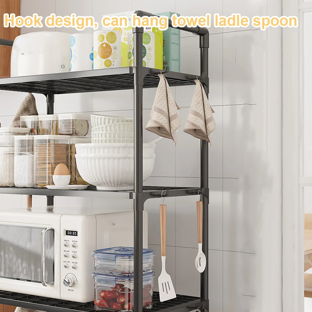 5 Tier Shelving Unit Adjustable Storage Shelf 66 Lbs Capacity Standing Shelf for Kitchen Pantry Closet Bathroom Laundry Garage Taj Home Store