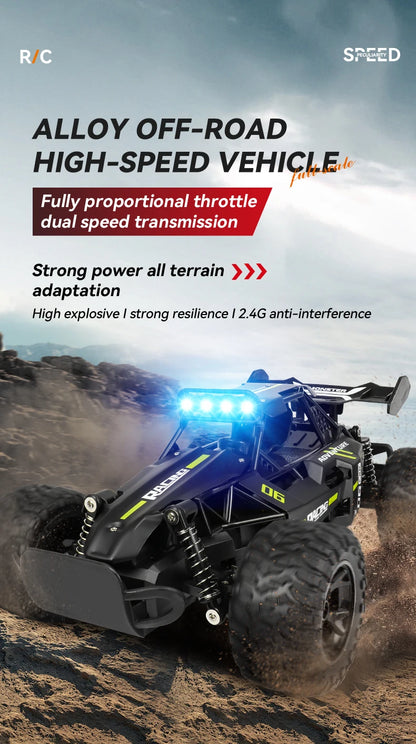 ZWN 1:12 1:16 20KM/H RC Car With LED Lights 2.4G Alloy Off-Road High Speed Vehicle Remote Control Cars Toys for Children Gifts Taj Home Store