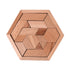 Hexagonal Wooden Geometric Shape Jigsaw Puzzles Chess Game Board Montessori Toys Brain Teaser Educational Intelligence Toys Taj Home Store
