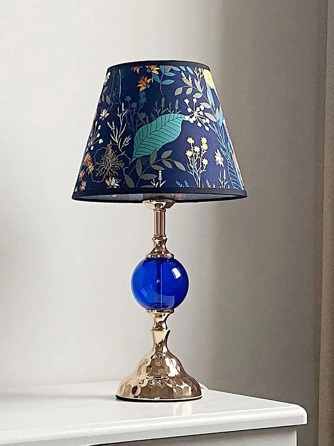 Bedroom desk lamp, warm and romantic, light luxury, retro American wrought iron, simple modern bedside lamp Taj Home Store