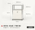 Bedside Table Milk White Bedroom Modern Minimalist Living Room Side Cabinet Storage Cabinet Taj Home Store