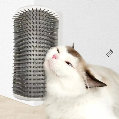 Massage Pet Cat Brush Corner Scrape Hair Removal Beauty Clean Corner Brush Removable Scratcher Comb for Kitten Cat Taj Home Store