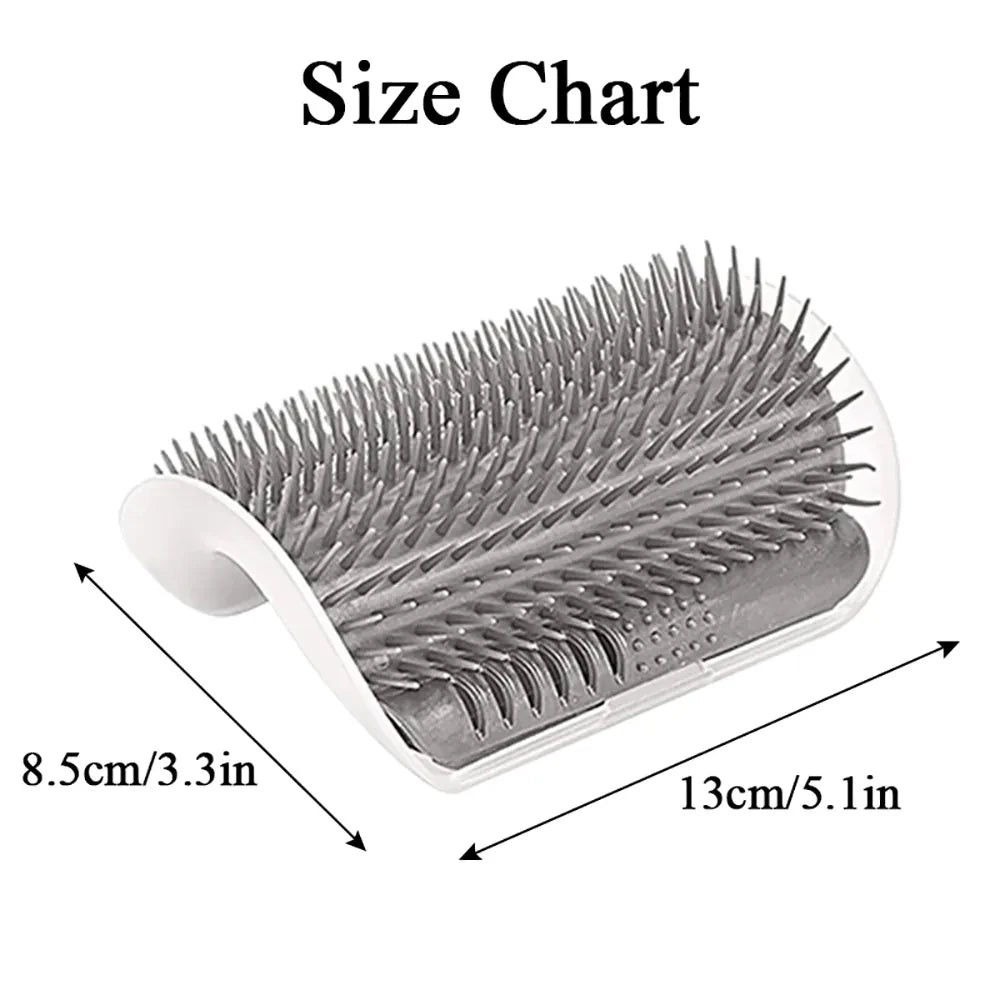 Massage Pet Cat Brush Corner Scrape Hair Removal Beauty Clean Corner Brush Removable Scratcher Comb for Kitten Cat Taj Home Store