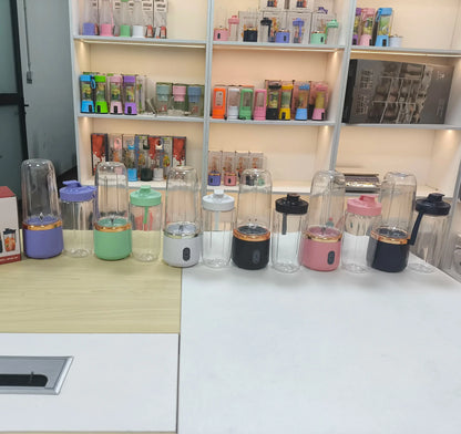 6 Color 400ml Portable USB Blender Electric Travel Juicer Cup For Smoothie Milkshake Kitchen Mini Mixer Tool Taj Home Store