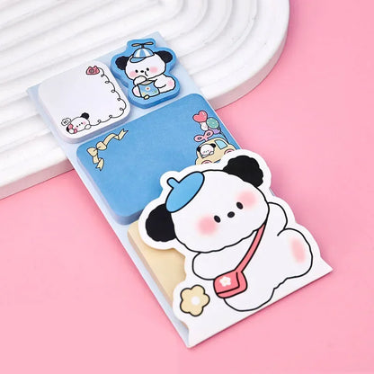 Lovely Animal Panda Rabbit Bear Dog Sticky Notes Memo Pad Paper School Supplies Planner Stickers Stationery Taj Home Store