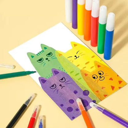 DIY Rainbow Scratch Art Rainbow Dot Scratch Painting Arts Handmade Scratching Paper Postcard Toy for Beginner Student Toddlers Taj Home Store