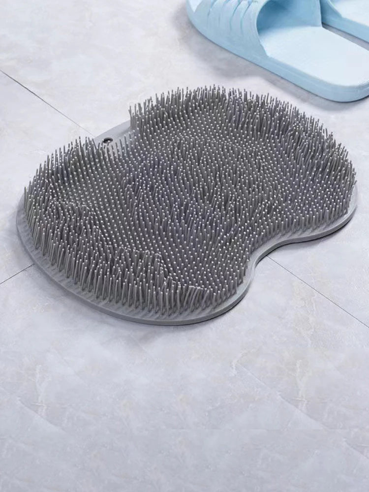 Bathroom Shower Anti Slip Mat, Circular Massage Foot Mat, Back Suction Cup, Foot Scrubber, Back Scrubber, Anti Fall Device Taj Home Store
