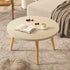 Small Table, Bedroom, Light Luxury Table, Modern Coffee Table, Living Room, Simple Small Round Table, Solid Wood Taj Home Store