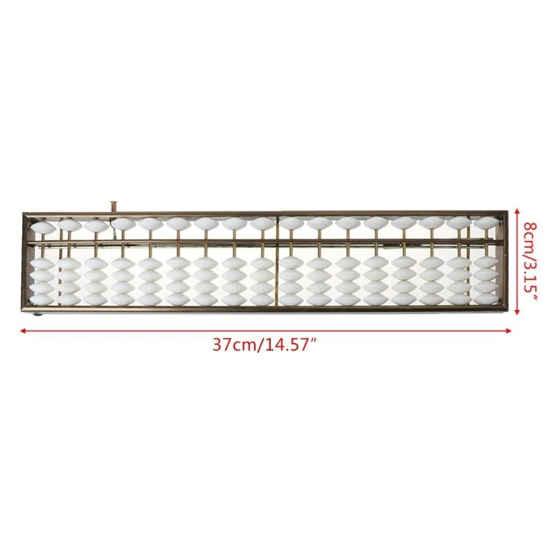 17 Digits Rods Soroban Standard Abacus Chinese Japanese Calculator Counting Tool Math Learning Beginners Taj Home Store