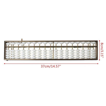 17 Digits Rods Soroban Standard Abacus Chinese Japanese Calculator Counting Tool Math Learning Beginners Taj Home Store