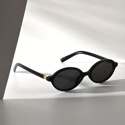 A Pair of Oval Retro PC Glasses for Men and Women with A Small Face Design/versatile for Multiple Indoor Scenes Taj Home Store