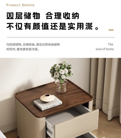 Storage With Drawers Bedside Tables Luxury Bedroom Space Saving Nightstands Delicacy Modern Mesitas De Noche Home Furniture Taj Home Store