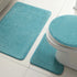 Bathroom Carpet 3-Piece Set Soft, Absorbent, Non-Slip, Microfiber Toilet Mat, U-Shaped Foot Pad Taj Home Store