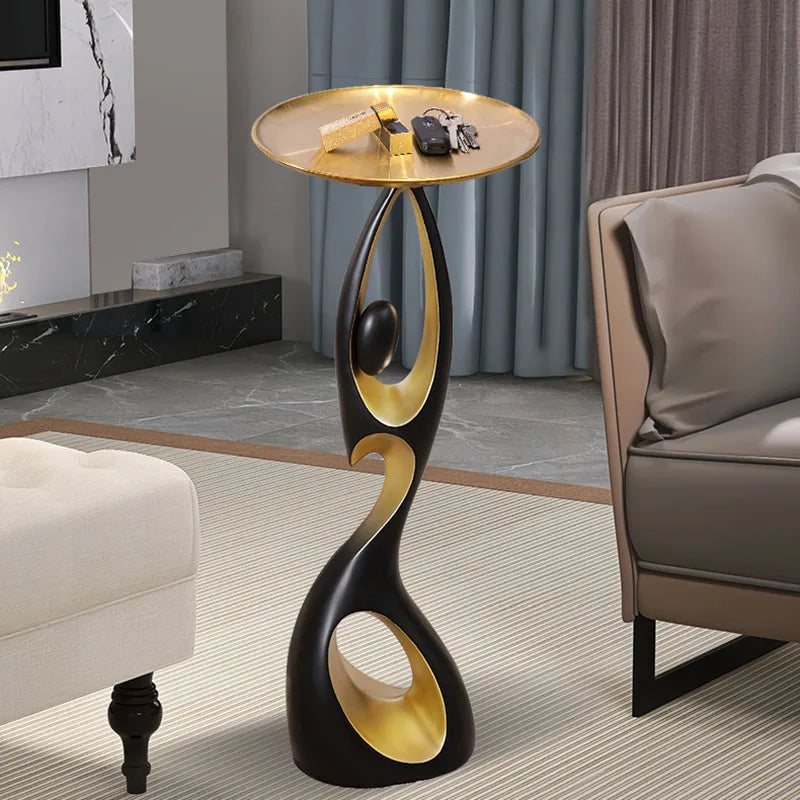 Creative Home Decor Art Abstract Sofa Side Table Light Luxury Living Room Porch Decoration Corner Table Designer Furniture Taj Home Store