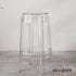 Chic Transparent Acrylic Bar Stool Modern Fashion High Seat Simple Plastic Bar Stool Design Taj Home Store