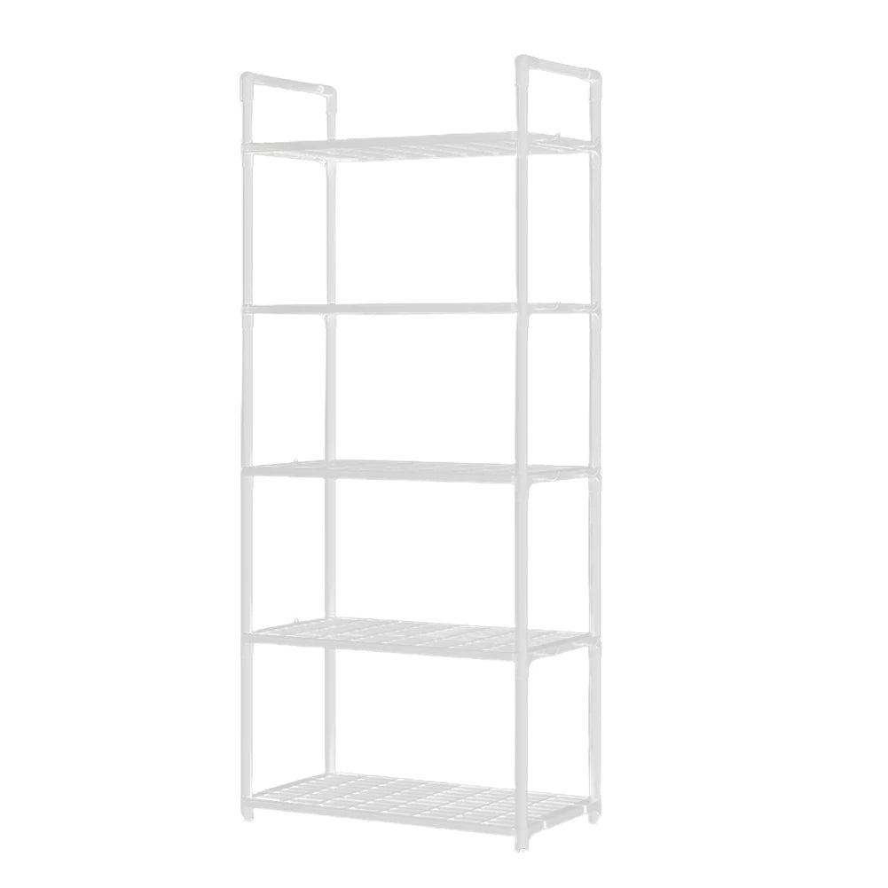 5 Tier Shelving Unit Adjustable Storage Shelf 66 Lbs Capacity Standing Shelf for Kitchen Pantry Closet Bathroom Laundry Garage Taj Home Store