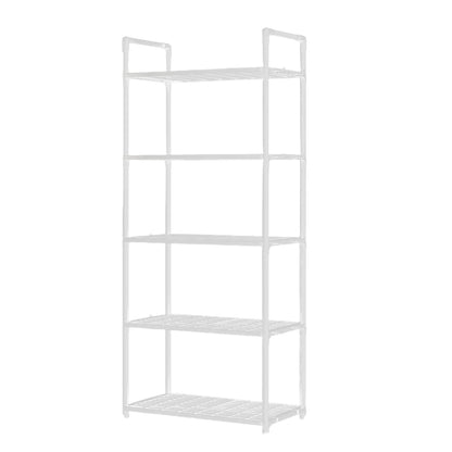 5 Tier Shelving Unit Adjustable Storage Shelf 66 Lbs Capacity Standing Shelf for Kitchen Pantry Closet Bathroom Laundry Garage Taj Home Store