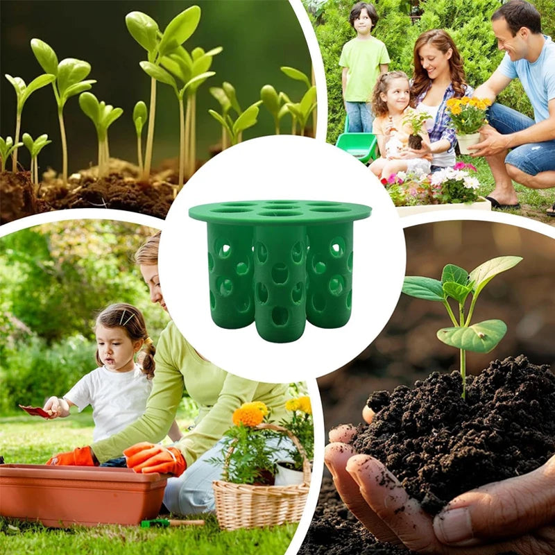 Hydroponic Vegetables Seed Planters Plant Garlic &amp; Green Onion/Outdoor Nursery Pot  Gardening Flowers Plant Tray Growing Tool Taj Home Store