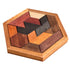 Hexagonal Wooden Geometric Shape Jigsaw Puzzles Chess Game Board Montessori Toys Brain Teaser Educational Intelligence Toys Taj Home Store