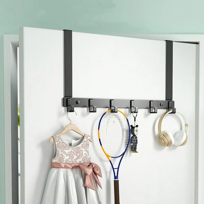 New Aluminum Alloy Door Hook Clothes Coat Hat Towel Hanger Holder Home Bathroom Organizer Rack Kitchen Storage Hooks Taj Home Store