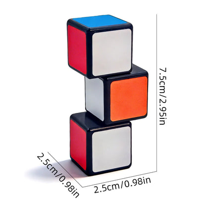 2.5cm/0.984inch Magic Speed Cube, 1x1 Cube, 1x2 Cube, 1x3 Cube, Christmas Halloween Thanksgiving Gifts Taj Home Store