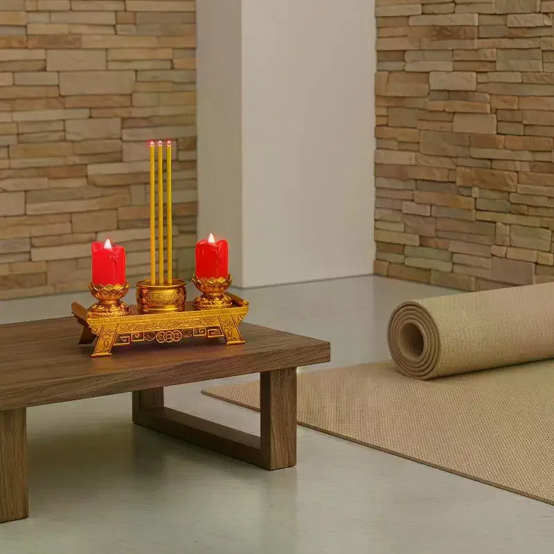 LED Candle Lights, Prayer Candles For Temples And Halls, Smokeless Swinging Wick Simulation Candles Taj Home Store